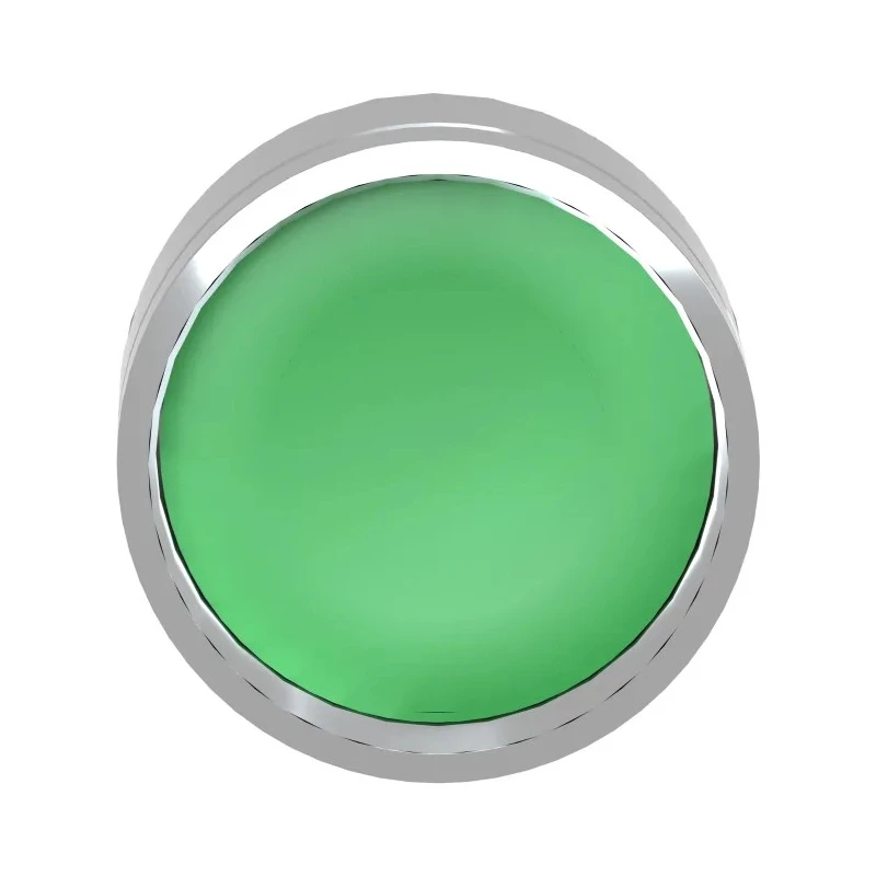 Schneider Electric Harmony XB4 Series Green Spring Return Push Button Head, 22 mm Cutout, IP69K IP67 IP66 ZB4BA36