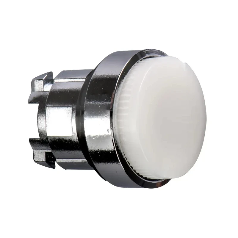 Schneider Electric Harmony XB4 Series White Spring Return Round Push Button Head, 22mm Cutout, IP69K, IP66 ZB4BW11
