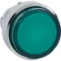 Schneider Electric Harmony XB4 Series Green Spring Return Illuminated Push Button Head, 22 mm Cutout, IP69K, IP66 ZB4BW13