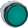 Schneider Electric Harmony XB4 Series Green Spring Return Illuminated Push Button Head, 22 mm Cutout, IP69K, IP66 ZB4BW13