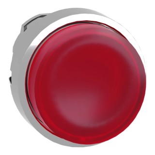 Schneider Electric Harmony XB4 Series Red Spring Return Push Button Head 22 mm Cutout IP69K IP66 ZB4BW143
