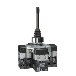 Schneider Electric Harmony XD2 Series 22mm Panel Mount Push Button Switch Stay Put Spring Return DPST IP66 240V AC XD2GA8451