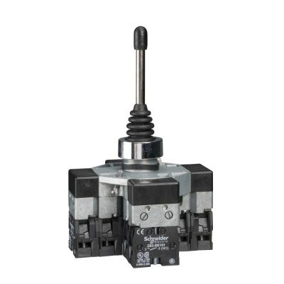 Schneider Electric Harmony XD2 Series 22mm Panel Mount Push Button Switch Stay Put Spring Return DPST IP66 240V AC XD2GA8451