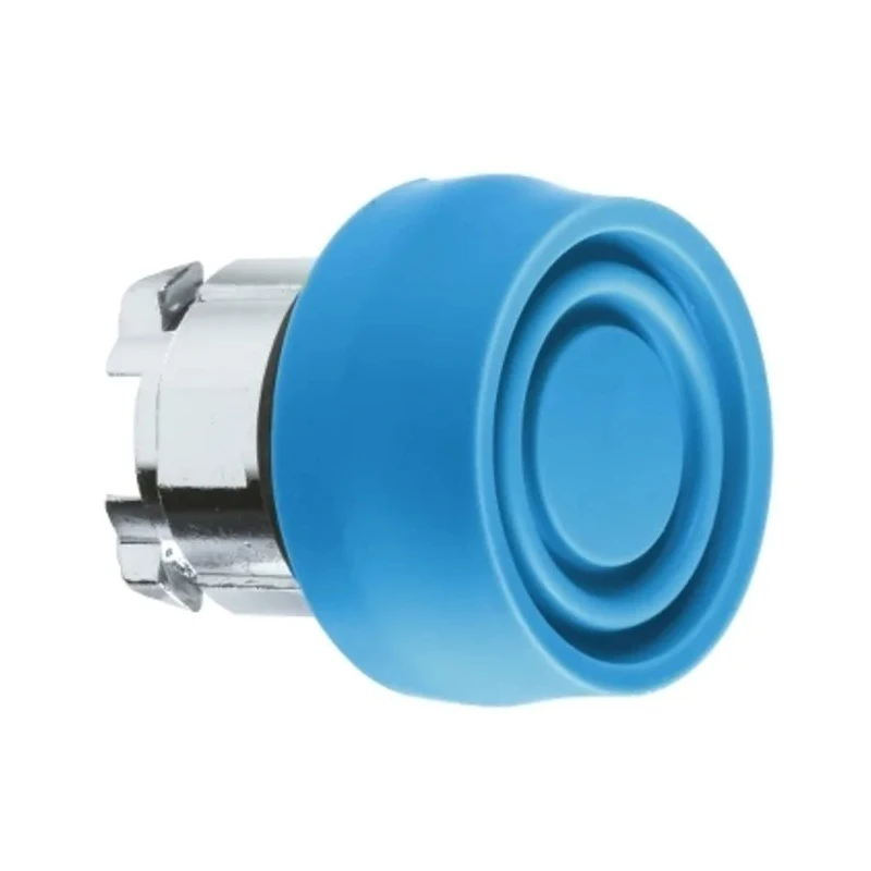 Schneider Electric Harmony XB4 Series Blue Spring Return Push Button Head 22 mm Cutout IP69K IP67 IP66 ZB4BP6S