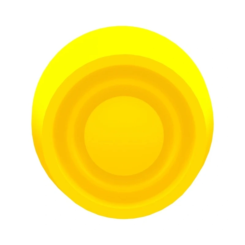 Schneider Electric Harmony XB4 Series Yellow Spring Return Push Button Head 22 mm Cutout IP69K IP67 IP66 ZB4BP5S