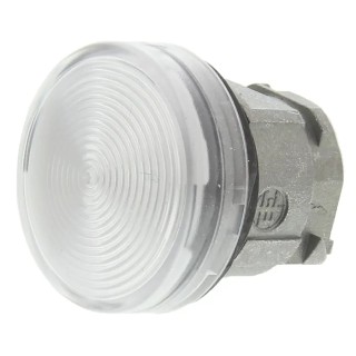 Schneider Electric White Pilot Light Head Panel Mount 22 mm Cutout IP66 IP67 IP69K ZB4BV013S