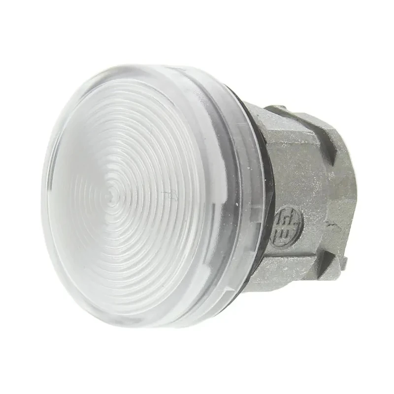 Schneider Electric White Pilot Light Head Panel Mount 22 mm Cutout IP66 IP67 IP69K ZB4BV013S