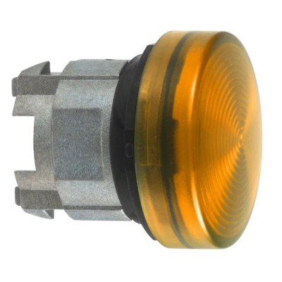 Schneider Electric Orange Pilot Light Head 22 mm Cutout Panel Mount Harmony Series ZB4BV053S