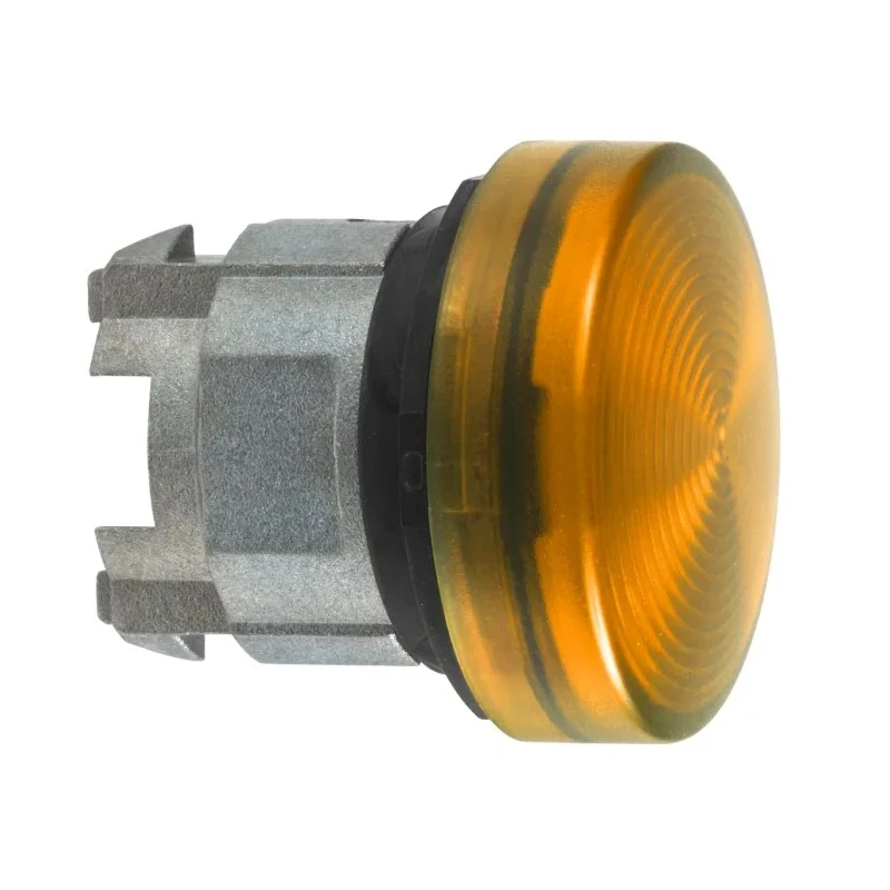 Schneider Electric Orange Pilot Light Head 22 mm Cutout Panel Mount Harmony Series ZB4BV053S