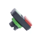 Schneider Electric Harmony XB5 Series Double Head Push Button Head Red Green Spring Return Plastic 22mm Cutout ZB5AL7341