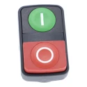 Schneider Electric Harmony XB5 Series Double Head Push Button Head Red Green Spring Return Plastic 22mm Cutout ZB5AL7341