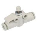SMC AS Series Speed Controller Flow Controller Tube Nylon 4mm Tube Inlet Outlet, 1 MPa Maximum Pressure AS1002F-04