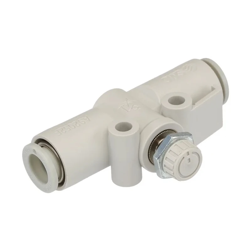 SMC AS Series Speed Controller Flow Controller Tube 8mm Inlet & Outlet Ports, 1 MPa Max Operating Pressure AS2052F-08