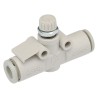 SMC AS Series Speed Controller Flow Controller Tube 6mm Inlet/Outlet Ports, 1 Mpa Operating Pressure AS2002F-06