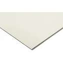 Eurosign Black White Polycarbonate Plastic Sheet 1.3 m x 500 mm x 1.5 mm 748-1305