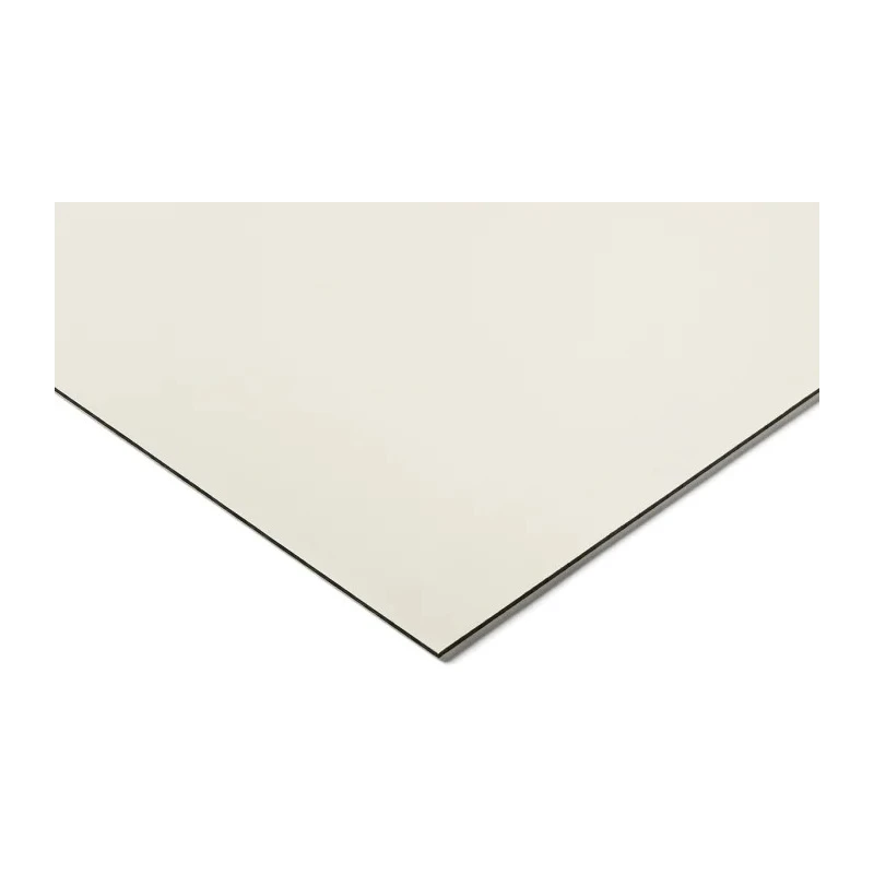 Eurosign Black White Polycarbonate Plastic Sheet 1.3 m x 500 mm x 1.5 mm 748-1305