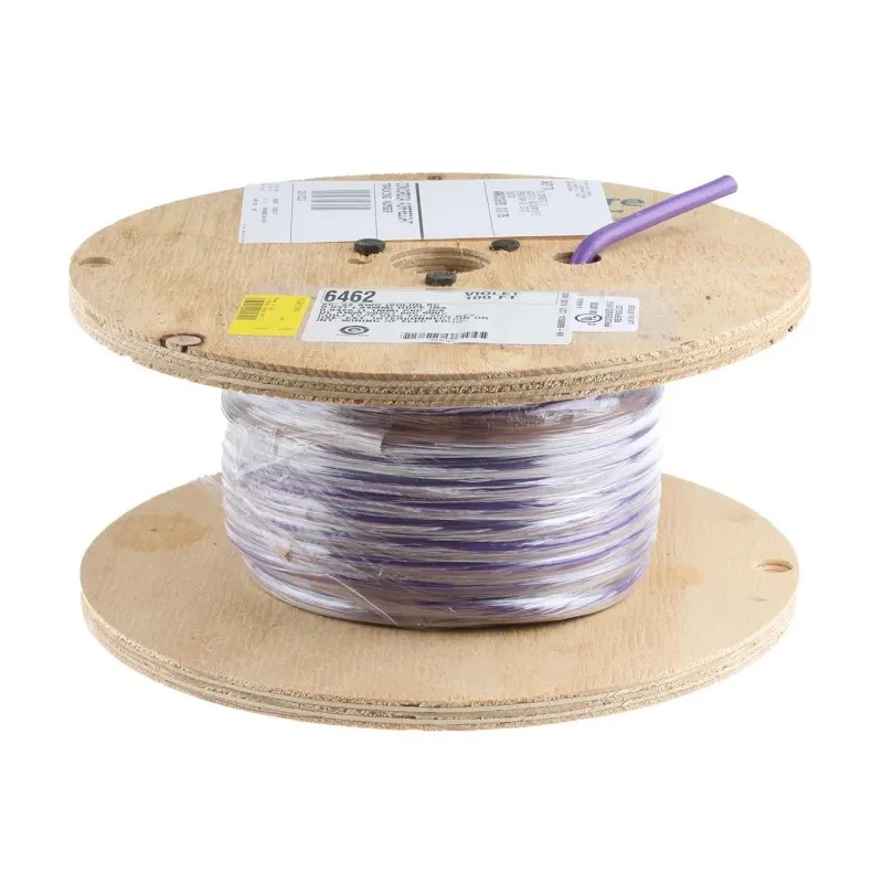 Alpha Wire Alpha Essentials Data & Bus Cable Series Data Cable 1 Pair 2 Cores 0.32 mm² 30 m Purple Sheath 6462 VI005