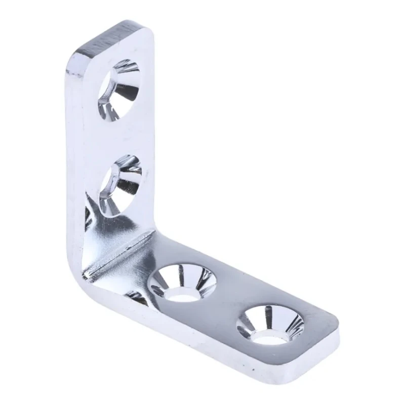 ROCA Stainless Steel Mounting Bracket 30x12 mm 4-Hole Bracket for Chairs, Cladding Uprights, Trusses, Rafter Anchors 749-1686