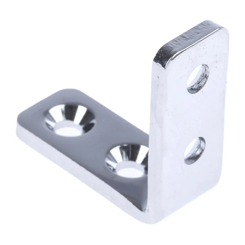 ROCA Stainless Steel Mounting Bracket 30x12 mm 4-Hole Bracket for Chairs, Cladding Uprights, Trusses, Rafter Anchors 749-1686