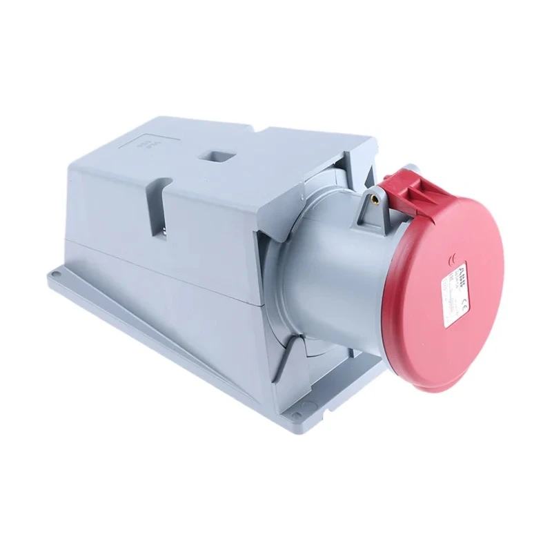 Amphenol Industrial Wall Mount Industrial Power Connector 63A 415V 3P+N+PE IP44 Polybutylene Terephthalate Tough & Safe IP44