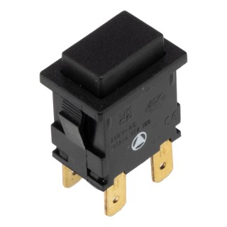 Arcolectric (Bulgin) Ltd 8300 Series Miniature Momentary Push Button Switch, Panel Mount, DPDT, IP65, 12.9 mm H8351ABAAAB
