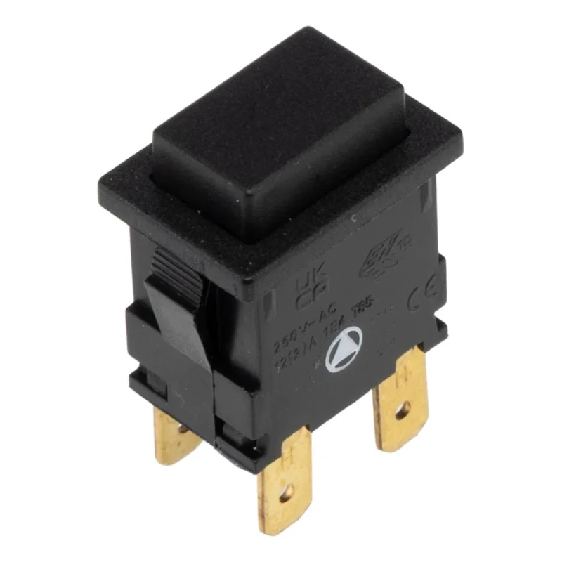 Arcolectric (Bulgin) Ltd 8300 Series Miniature Momentary Push Button Switch, Panel Mount, DPDT, IP65, 12.9 mm H8351ABAAAB