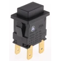 Arcolectric (Bulgin) Ltd 8300 Series Miniature Momentary Push Button Switch, Panel Mount, DPDT, IP65, 12.9 mm H8351ABAAAB
