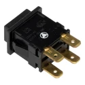 Arcolectric (Bulgin) Ltd 8300 Series Miniature Momentary Push Button Switch, Panel Mount, DPDT, IP65, 12.9 mm H8351ABAAAB