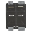 Arcolectric (Bulgin) Ltd DPST Illuminated On-Off Rocker Switch Panel Mount 16A 24V DC Nylon Red Actuator C6053ALNAEB