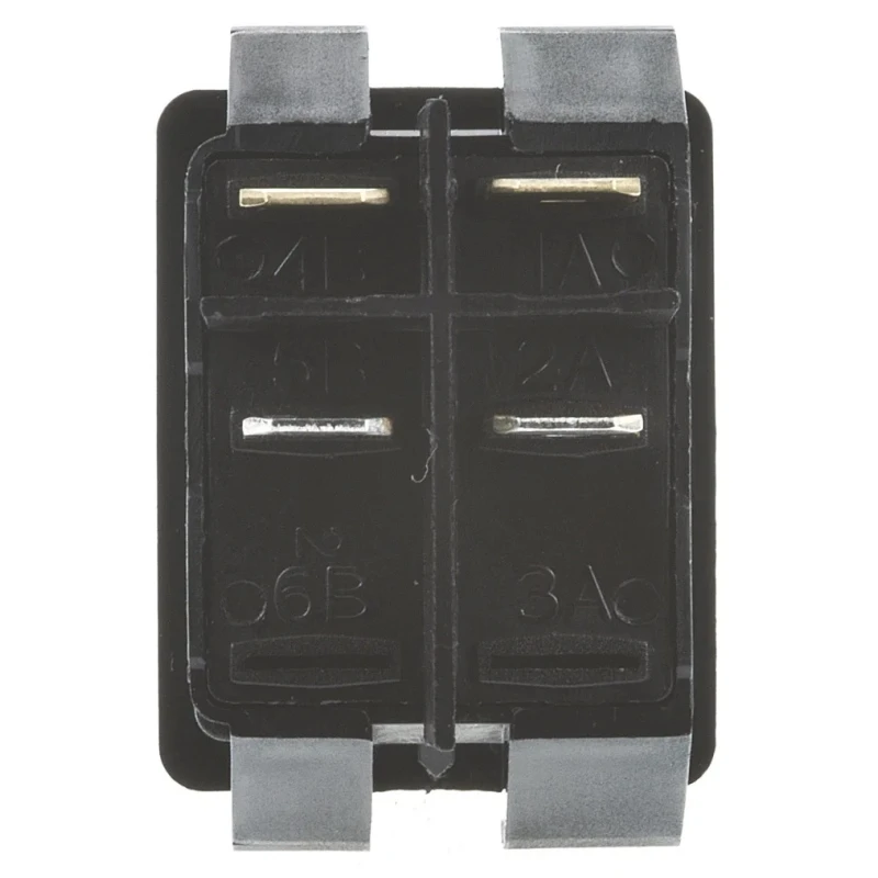 Arcolectric (Bulgin) Ltd DPST Illuminated On-Off Rocker Switch Panel Mount 16A 24V DC Nylon Red Actuator C6053ALNAEB