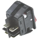 Arcolectric (Bulgin) Ltd DPST Illuminated On-Off Rocker Switch Panel Mount 16A 24V DC Nylon Red Actuator C6053ALNAEB