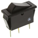 Arcolectric (Bulgin) Ltd SPST Rocker Switch Panel 30x11 mm Nylon Housing 16A 85°C IP40 C1520ALAAEB