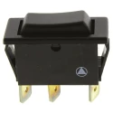 Arcolectric (Bulgin) Ltd SPST Rocker Switch Panel 30x11 mm Nylon Housing 16A 85°C IP40 C1520ALAAEB