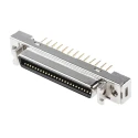 3M PCB Socket 50 Way Straight Through Hole Connector 1.27 mm Pitch Quick Latch Gold Plated Contacts 10250-6212PC