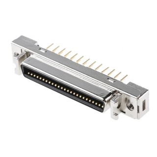 3M 50 Way Straight Through Hole PCB Socket 1.27 mm Pitch Quick Latch Solder 10250-6212PC