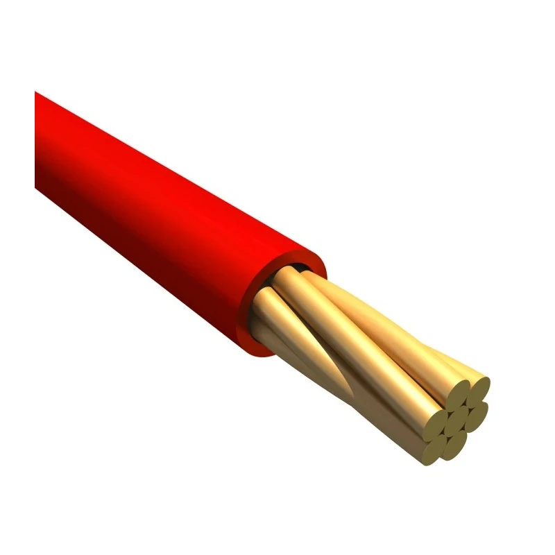 Alpha Wire Ecogen Ecowire Plus Series Red Hook Up Wire 0.08 mm² 28 AWG 7/0.12 mm Core Strands 30 m MPPE 6820 RD005