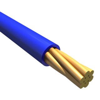 RS PRO Ecogen Ecowire Plus Series Blue 0.13 mm² Hook Up Wire, 26 AWG, 7/0.16 mm Core Strands, 30 m Length, MPPE 6821 BL005