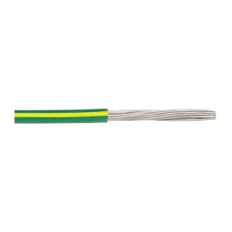 Alpha Wire EcoWire Plus 1.1 mm² Green Yellow 17 AWG Hook Up Wire, 19/0.25 mm Core Strands, 30m 6826 GY005