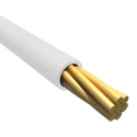 Alpha Wire Ecogen Ecowire Plus Series White 1.1 mm² Hook Up Wire, 17 AWG, 19 x 0.25 mm Strands, 30 m Length, MPPE 6826 WH005