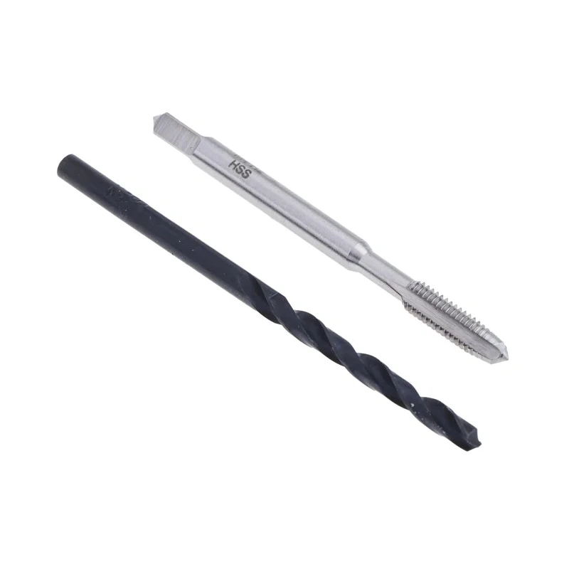 RS PRO Tap & Drill Set M4 x 0.7mm Thread Metric Coarse Standard Hand Tap 53mm Overall Length 749-5682