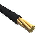 Nexans EcoWire Plus 3.3 mm² Black Hook Up Wire 12 AWG, 19x0.46 mm Core Strands, 30 m Length, MPPE Insulation 6830 BK005