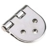 RS PRO Electro Polished Stainless Steel Flap Hinge with Fix Pin and Screw Fixing, 78 mm x 40 mm x 2.5 mm 749-1692