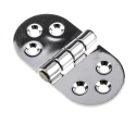RS PRO Electro Polished Stainless Steel Flap Hinge with Fix Pin and Screw Fixing, 78 mm x 40 mm x 2.5 mm 749-1692