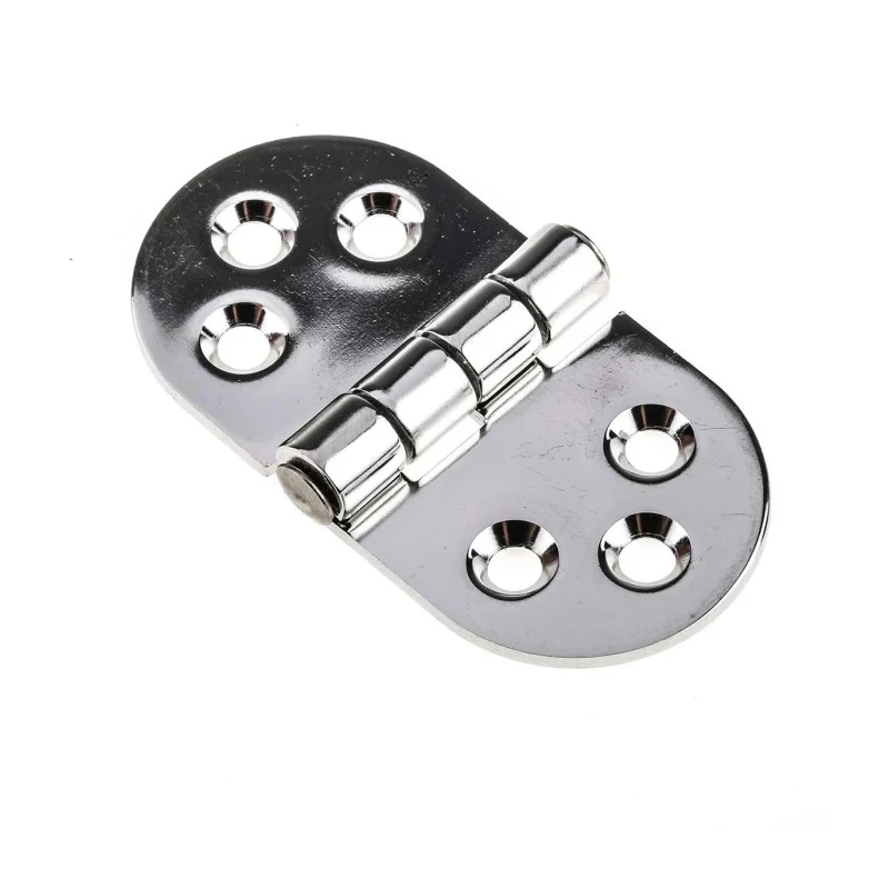 RS PRO Electro Polished Stainless Steel Flap Hinge with Fix Pin and Screw Fixing, 78 mm x 40 mm x 2.5 mm 749-1692