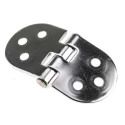 RS PRO Electro Polished Stainless Steel Flap Hinge with Fix Pin and Screw Fixing, 78 mm x 40 mm x 2.5 mm 749-1692