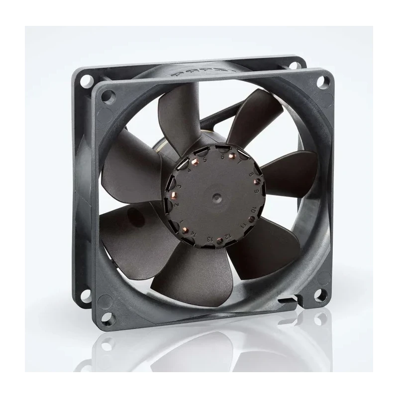 ebm-papst 8400 N Series Axial Fan 24V DC 2.6W 79 m³/h 3600 RPM IP20 80mm 