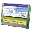 Displaytech 4.3 in TFT LCD Colour Display Touch Screen 480 x 272 pixel INT043BTFT-TS