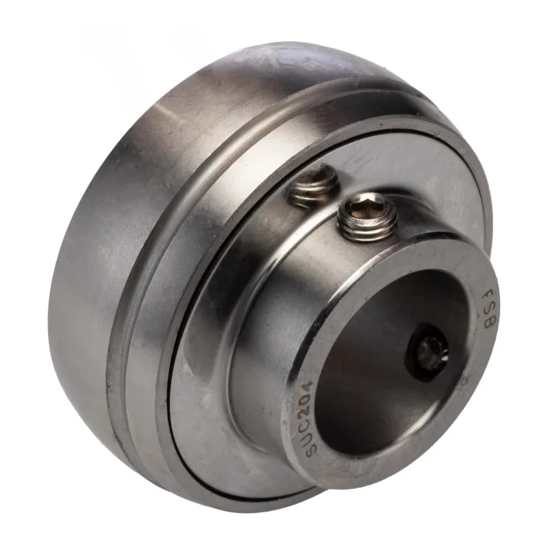 RS PRO Bearing Insert Stainless Steel 20 mm ID 47 mm OD 31 mm Width Set Screw Locking UC204SS