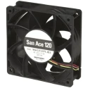 Sanyo Denki San Ace 9S Series Axial Fan 12V DC 2.28W 190mA 120 m³/h 119x119x25 mm 9S1212F4011