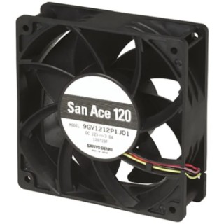 Sanyo Denki San Ace 9S Series Axial Fan 12V DC 2.28W 190mA 120 m³/h 119x119x25 mm 9S1212F4011